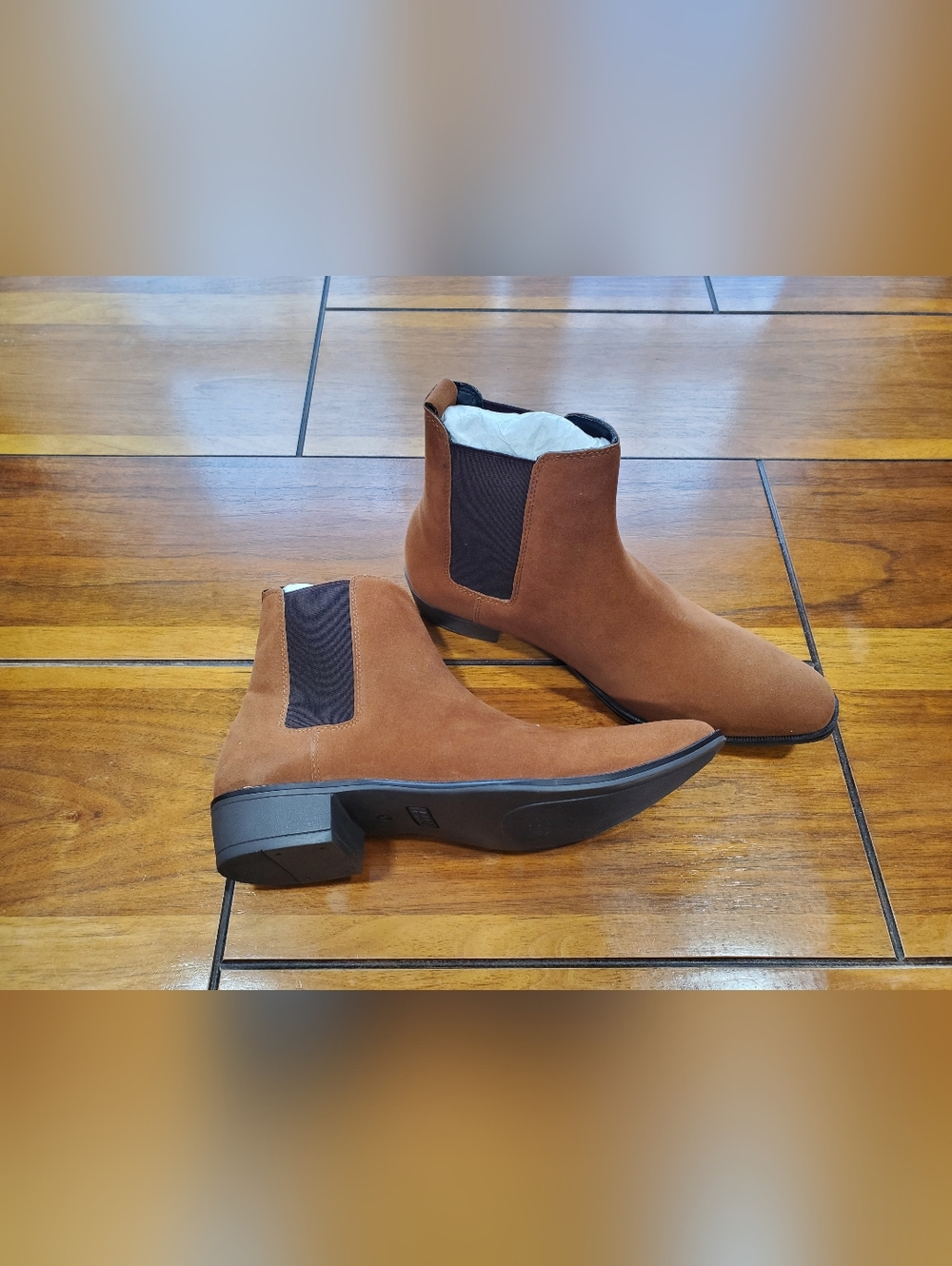 Men's Brown Classic Suede Chelsea Boots